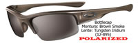 Oakley Bottlecap Polarized Brown Smoke/Tungsten Iridium (12-895)